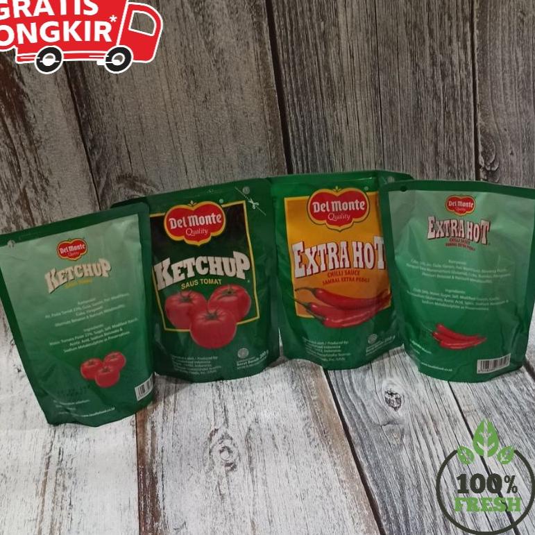 

F34 [SIAP KIRIM] SAUS SAMBEL/TOMAT/DELMONTE POUCH 200gr PRODUCT TERLARIS ㅕ