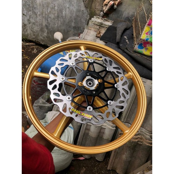 Disk Piringan Cakram Mos 300mm Jupiter z fizr rx MX King 150 non floating disc 300mm model moto1