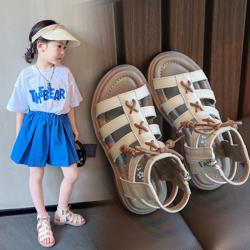 B131 NEW Sepatu Sendal silang anak perempuan kualitas premium