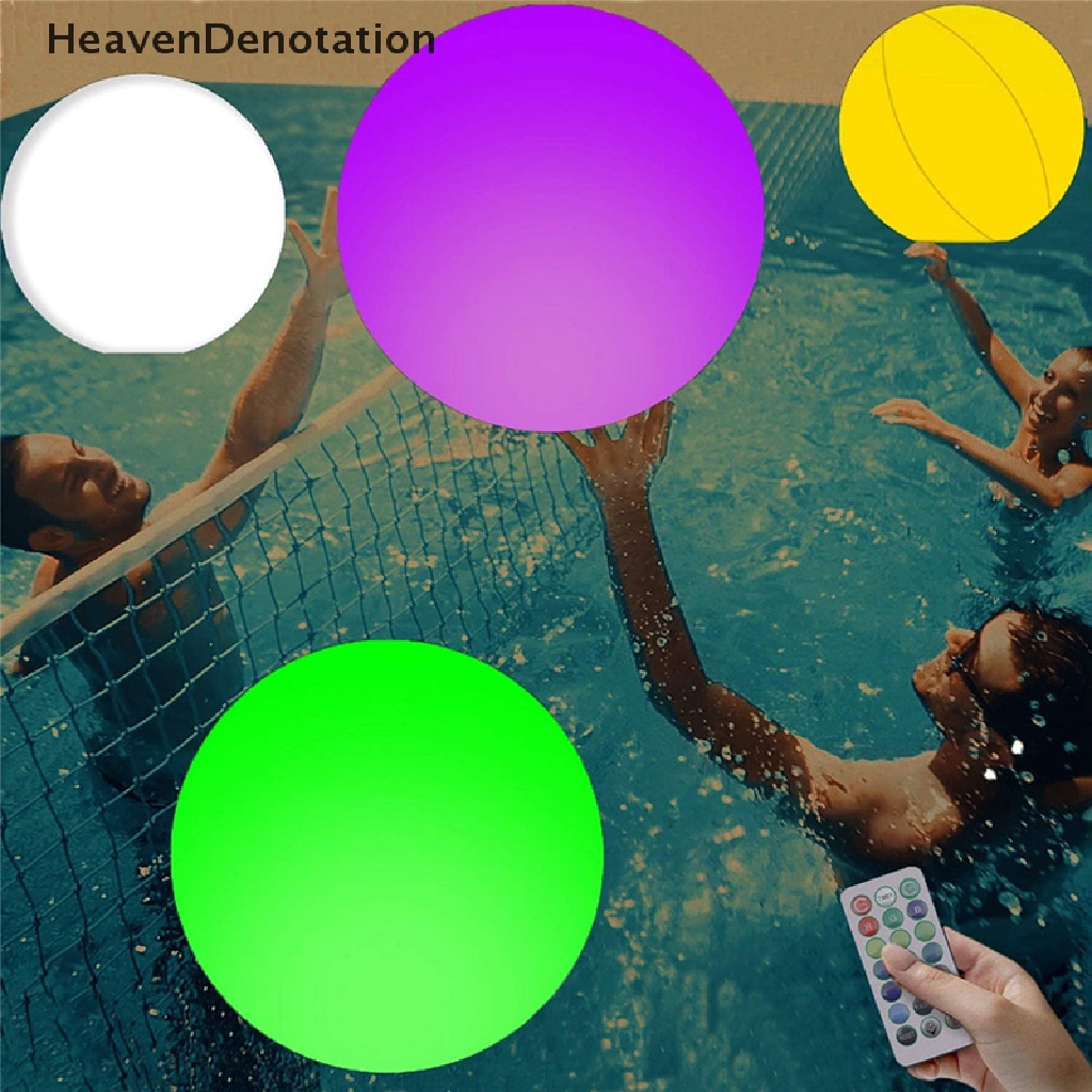 [HeavenDenotation] Balon LED Tiup Besar Blow Up Pantai Besar Untuk Balon Pesta Kolam Air HDV