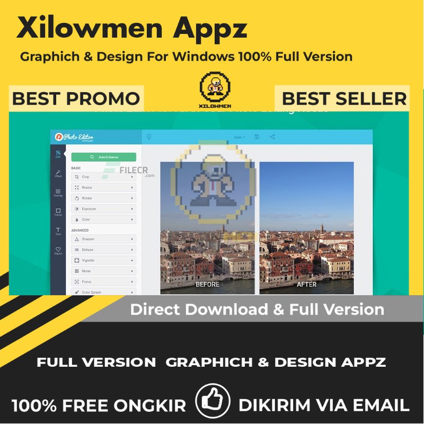 [Full Version] FotoJet Photo Editor Pro Design Graphics Lifetime Win OS