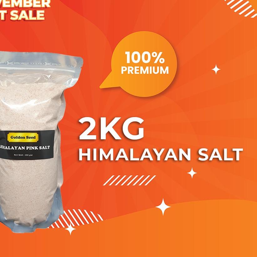 

Diskon |KJ5|GARAM HIMALAYA 2 KG PREMIUM - HIMALAYAN PINK SALT 2000 GR - 2000GR