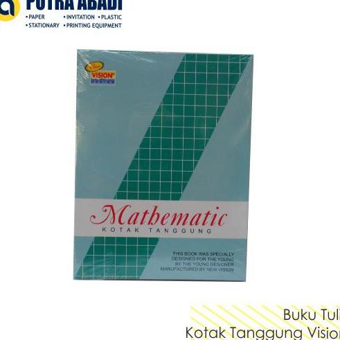 

Y85 Buku Tulis Kotak Tanggung Vision 30 Lembar (Isi 10 buku) TREND ょ