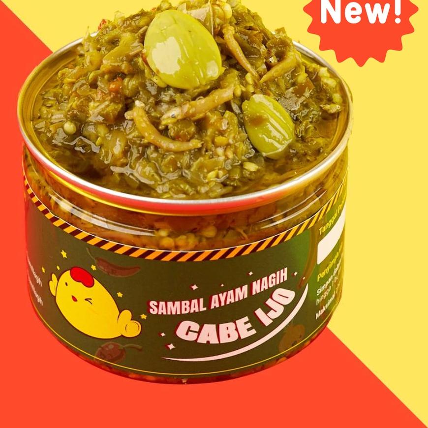 

☇ SAMBAL NAGIH - Sambal Cabe Ijo Padang Teri Toples ☄