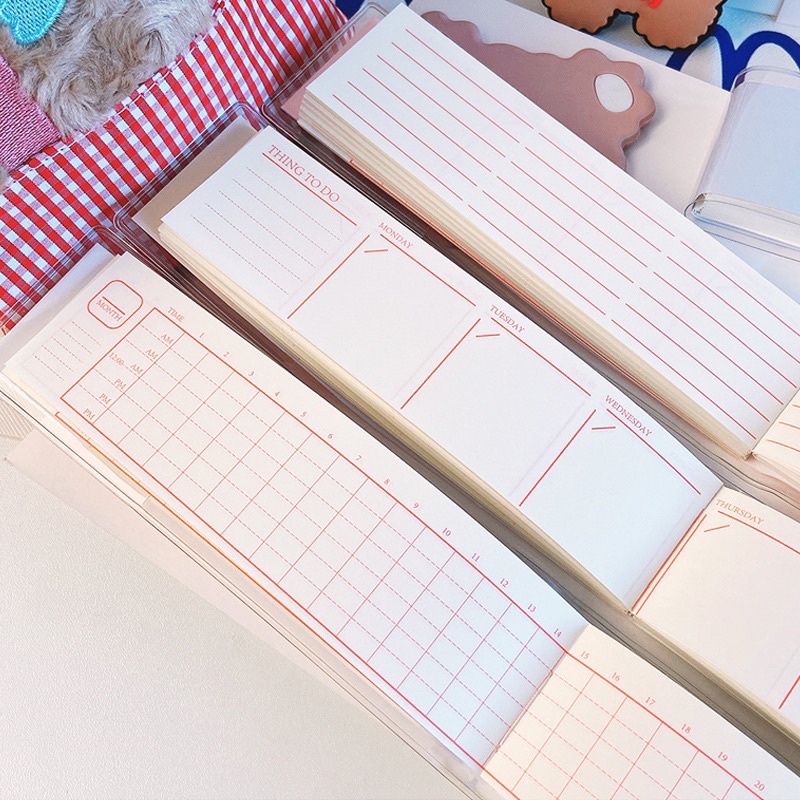 

Terlaris ✨ -Weekly Planner Pocket Book Korean Style Jurnal Mingguan Cute Praktis- 2.2.23