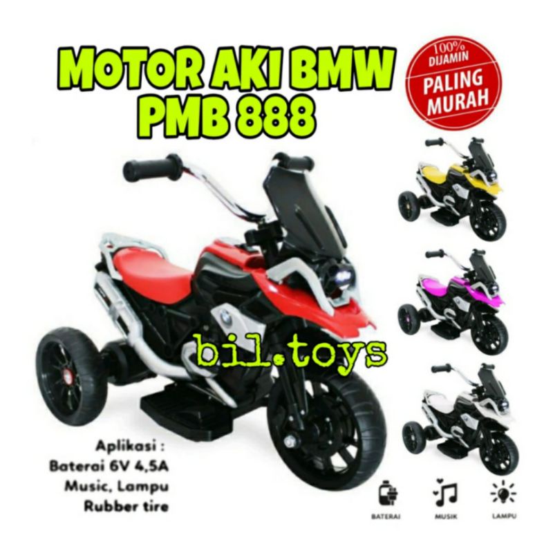 Mainan Permainan Motor Motoran Aki Duduk Bisa dinaiki Anak Kado Ulang Tahun