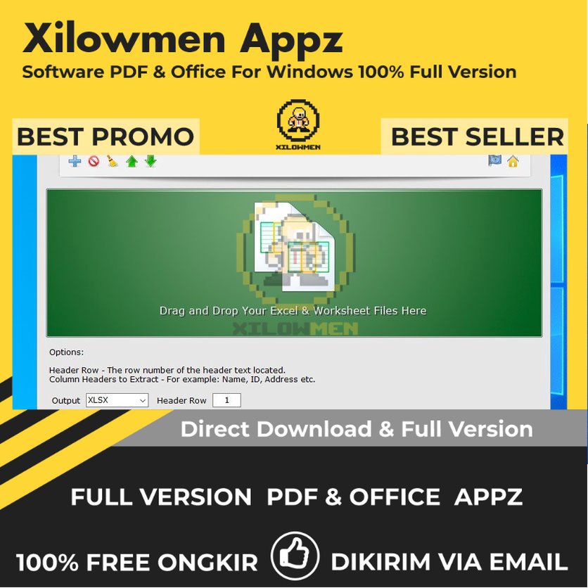 [Full Version]  Excel Column Extractor Pro PDF Office Lifetime Win OS