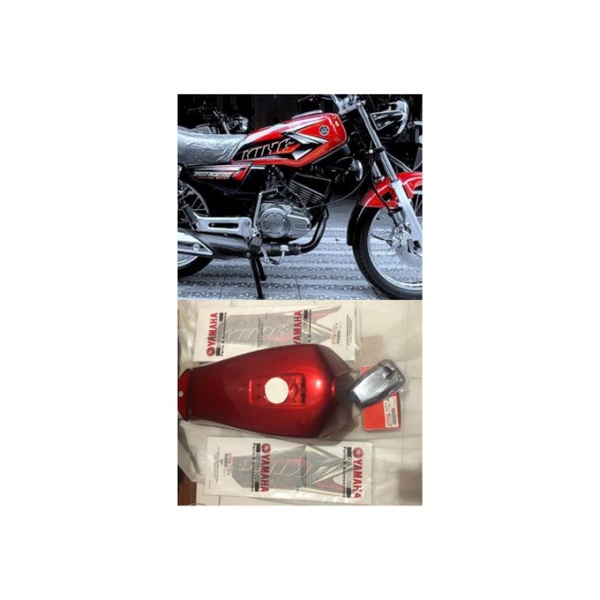 Tangki RX king merah Tengki RX KING merah full set original yamaha part