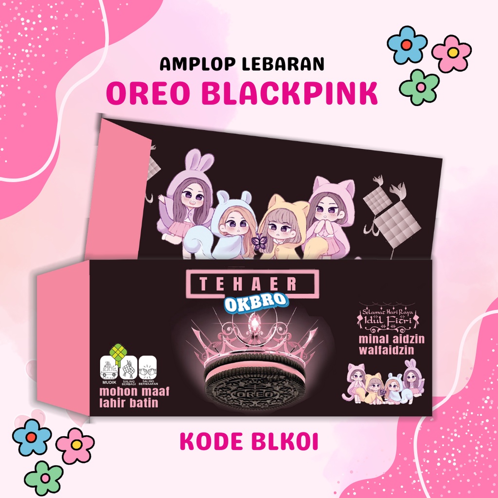 

amplop lebaran tema blackpink