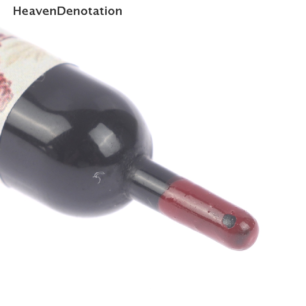 [HeavenDenotation] 3pcs / set 1 / 12 Dollhouse Miniature Simulation Wine Bottle Wine Glass Model Toys HDV