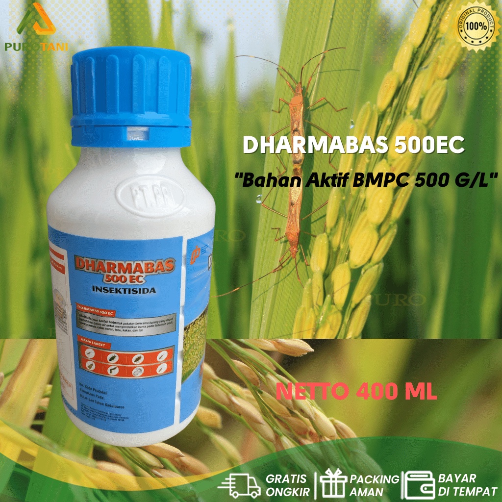 Insektisida Darmabas Pembasmi Wereng Hama Dharmabas 500EC 400ml BMPC 500 G/L