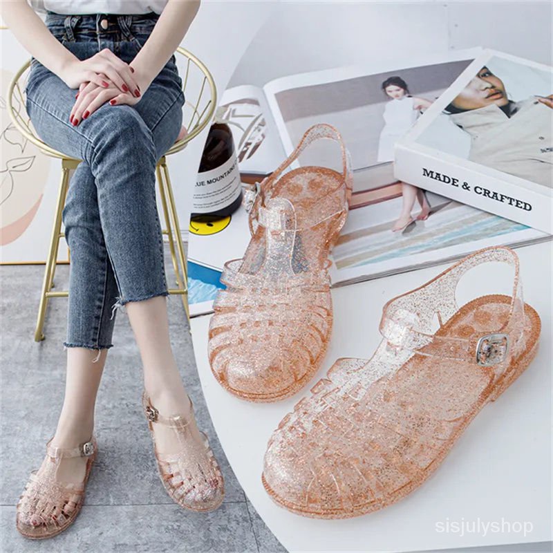 [✅BISA COD] #Sisjuly# Paket sandal kepala sandal gua wanita sepatu gua wanita model wanita siswa ber