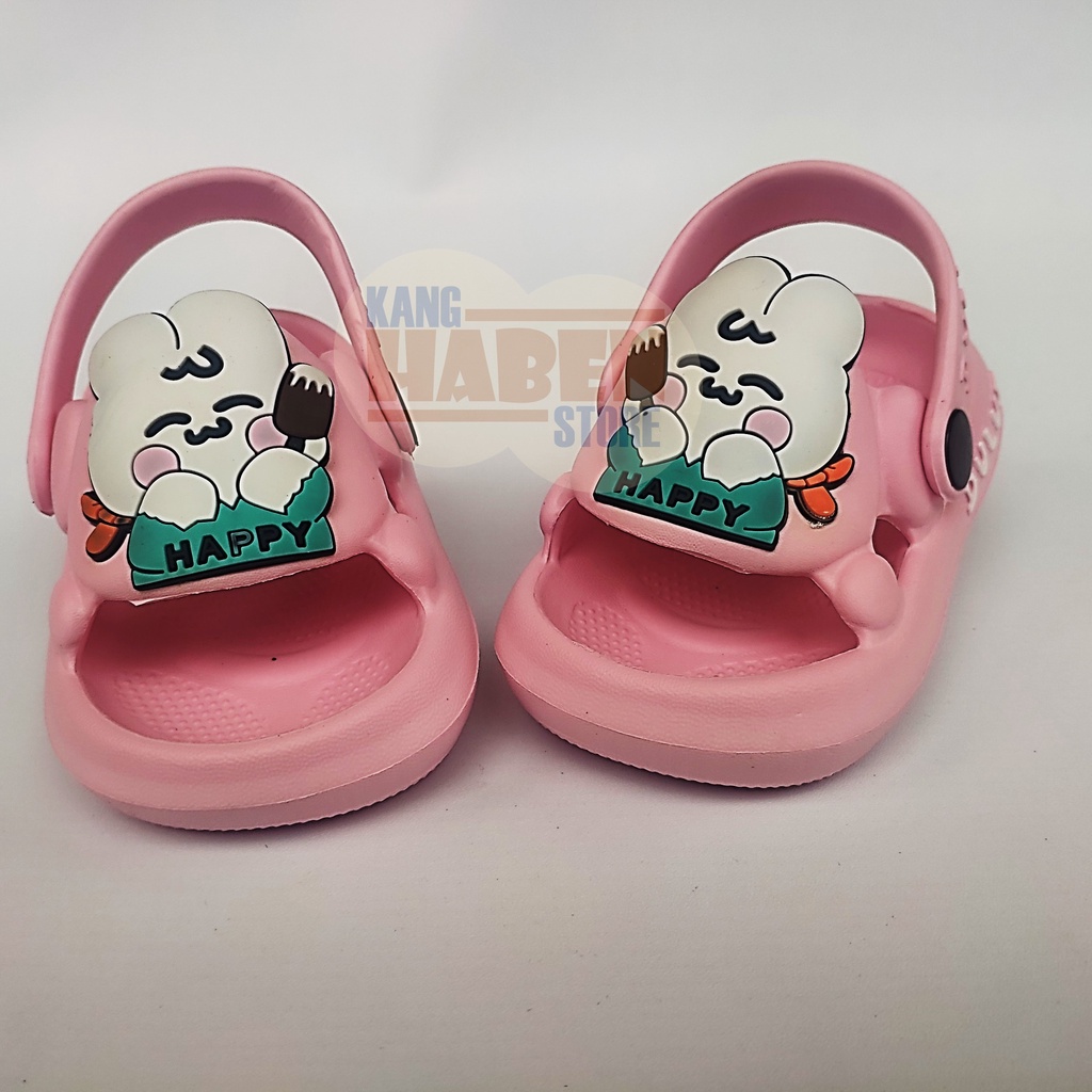 Habenkids Sandal Anak Bayi Balita Cowok Cewek Karakter Kelinci Belajar Jalan 372E