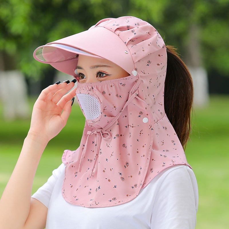 Musim Panas Wanita Versi Korea Topi Selendang brim Besar Topi Matahari outdoor