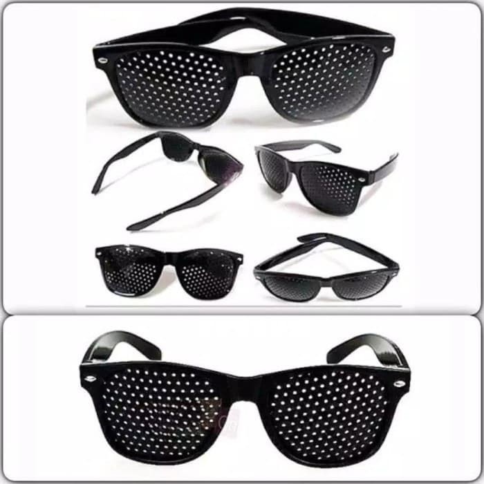 Kacamata Terapi Minus Silinder Pinhole Glasses Kesehatan / Pinhole murah