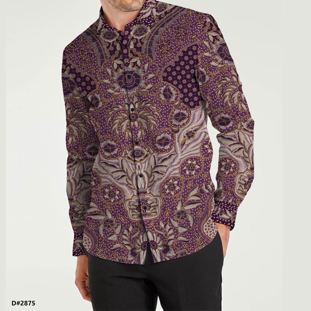 Kain Batik Tulis / Semi Tulis Batik / Pola Baju Batik - 2875