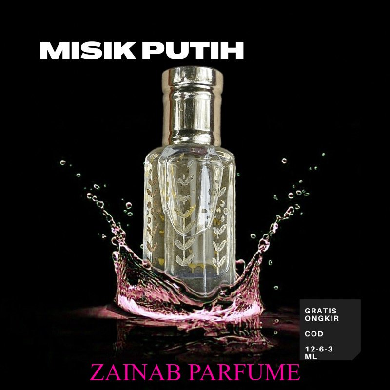 PARFUME MISIK PUTIH 12 ml TAHAN 12 jam