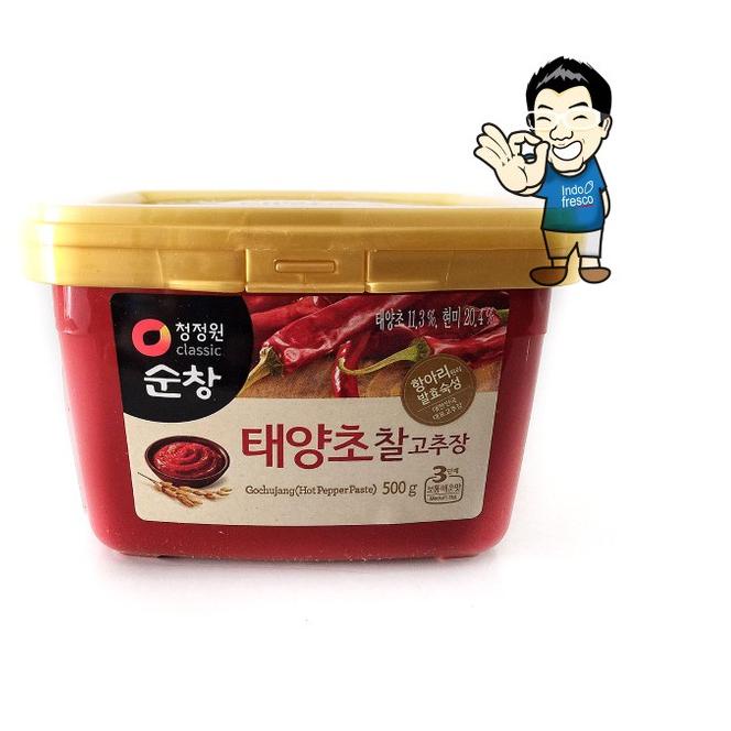 

➪ Daesang Sunchang Gochujang- Cabe Pasta Korea- Hot Pepper Paste 500g ♪