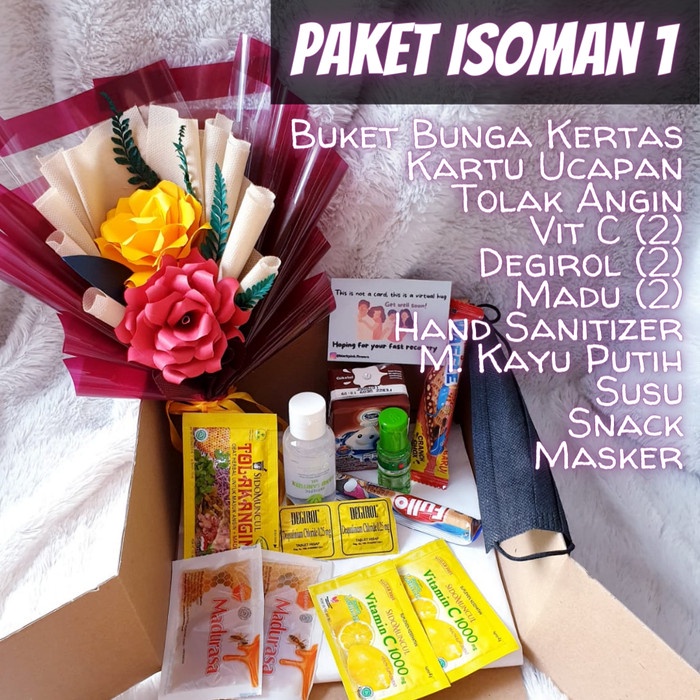 

(COD) (READY) Paket Isoman Covid 19 Murah Quarantine Hampers Isolasi Mandiri - Isoman 1