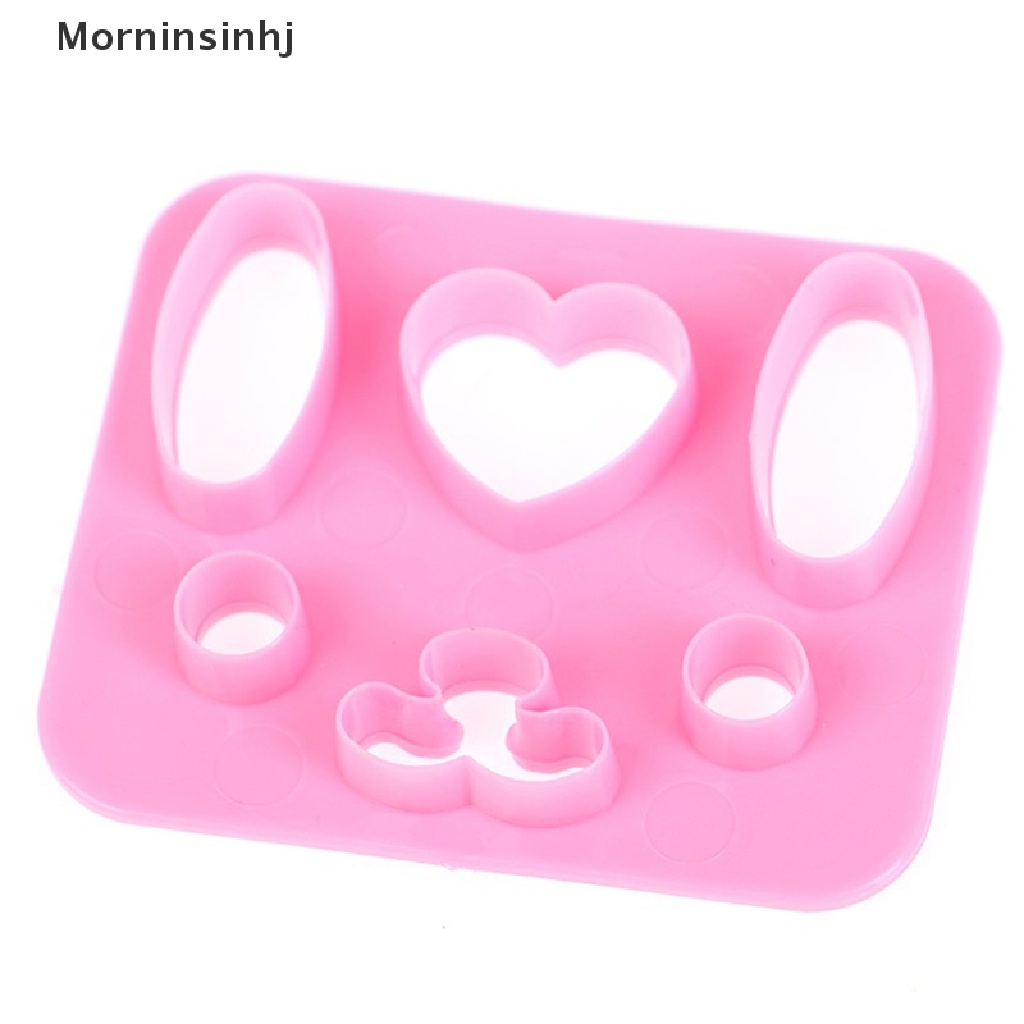 Mornin 3PCS DIY Cute Smile Sandwich Alat Sushi Nori Rice Mold Decor Cutter Bento Maker id