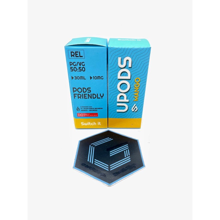 Salt Nic - Upods Switch It Mango Freeze 30ml 10mg 30mg liquid pods friendly pod premium pita cukai