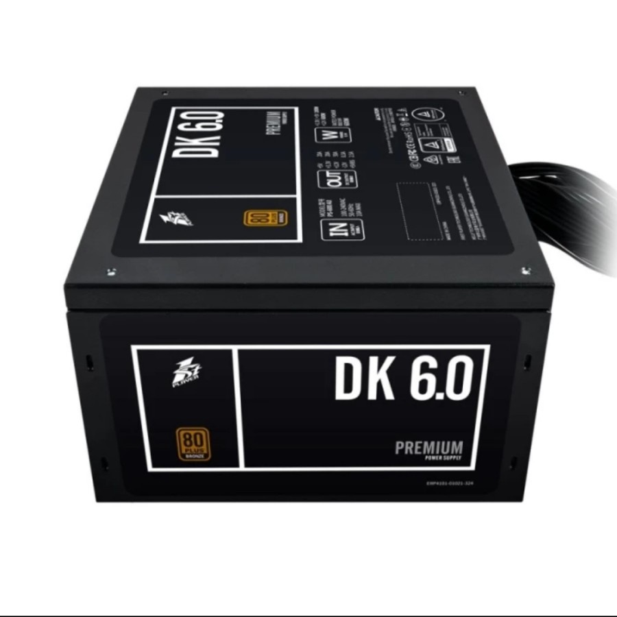 Power Supply 1STPLAYER Gaming PSU DK Premium PS-600AX 600W 80+ Bronze