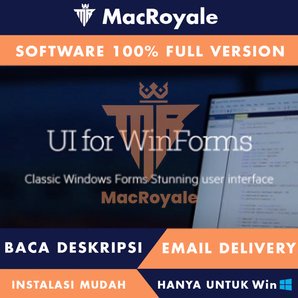 [Full Version] Telerik UI for WinForms 2020 R1 SP1 Retail Lifetime Garansi