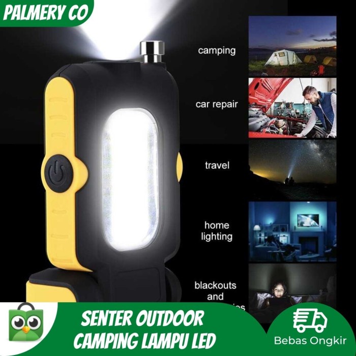 Terlaris Senter Lampu Outdoor Kemah Portable Camping Lampu Led