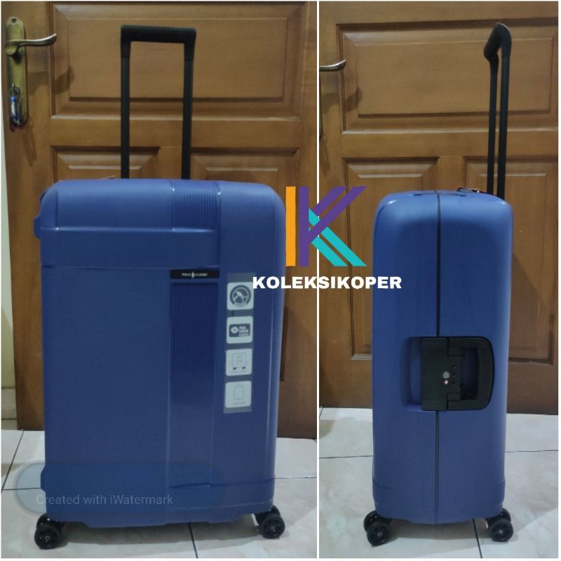 Koper Polo Classic Original Polycarbonate Box No Zipper TSA Lock 26 inch