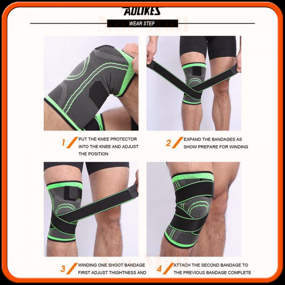 Pelindung Lutut Olahraga Knee Support Fitness -SP026