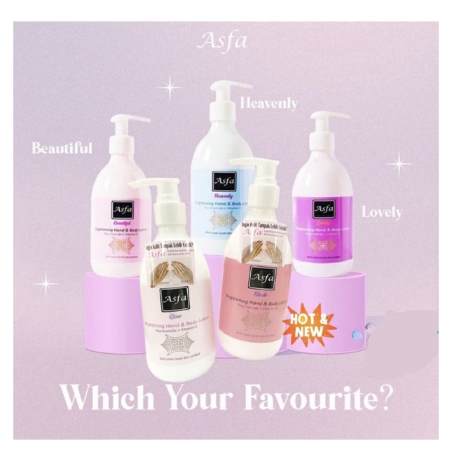 ASFA Brightening &amp; Glow Body Lotion With Niacinamide &amp; Vit E