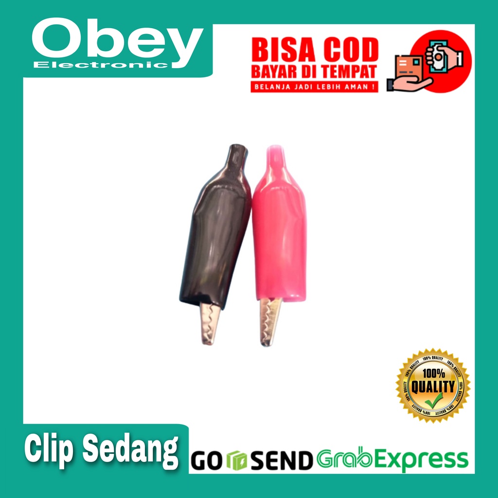 Capit Buaya Alligator Clip Aki Sedang