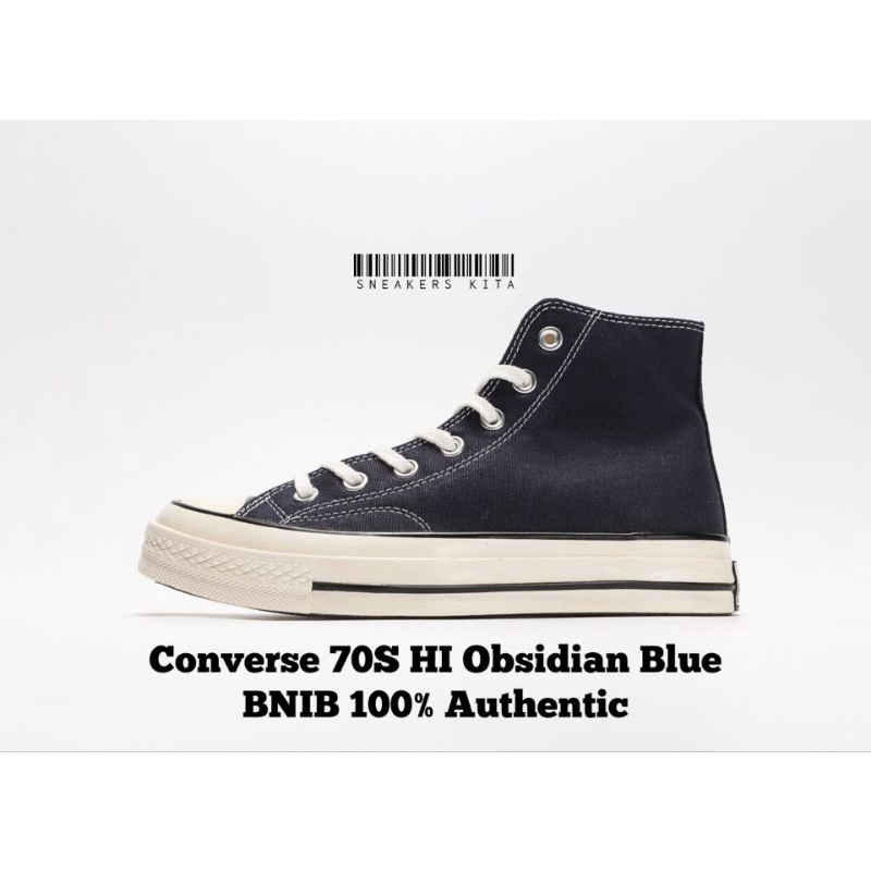 Sepatu Converse Chuck Taylor All Star 70S High Obsidian Blue 164945C BNIB 100% Authentic