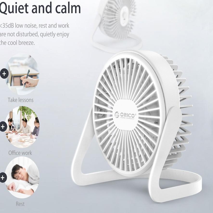 ♀ Desktop USB Mini Fan Orico FT1-2 - Kipas angin mini usb ◊