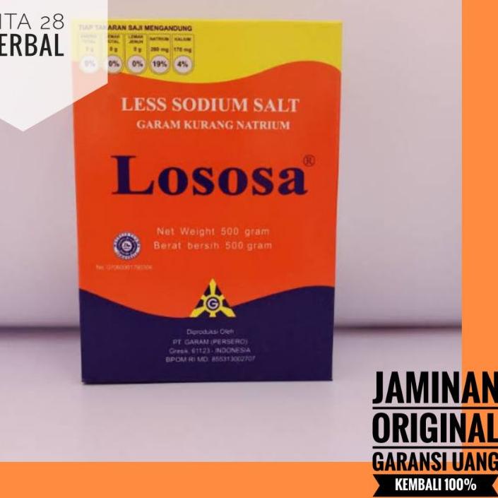 

✽ GARAM LOSOSA 500 GRAM GARAM KURANG NATRIUM ORIGINAL 100% UNTUK HIPERTENSI ➴