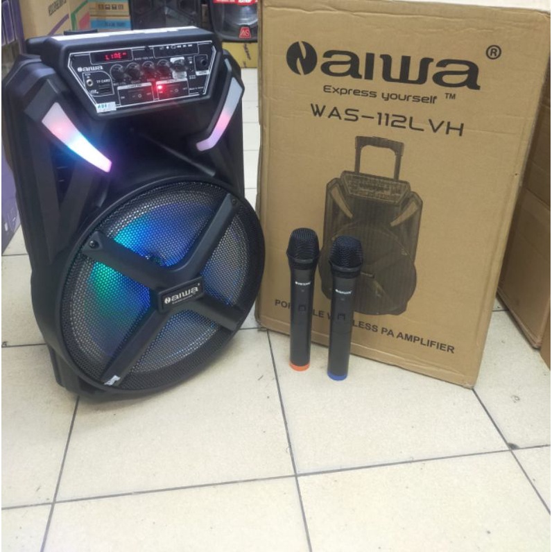 Speaker Portable N Aiwa 112 LVH 12 inch Original