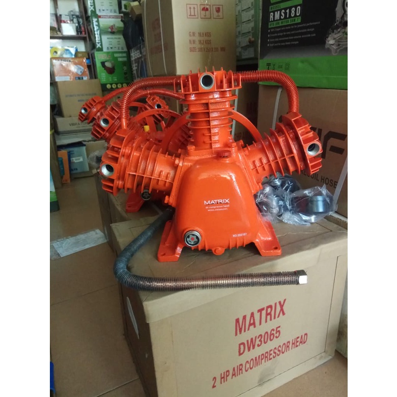 Blower kompresor 2 hp Matrix 3 silinder 2 PK 3 Piston blower cabang 3