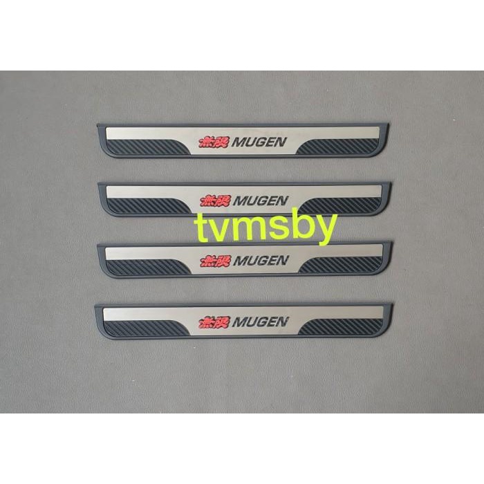 Sill Scuff Plate samping Brio Mobilio Jazz non LED MUGEN