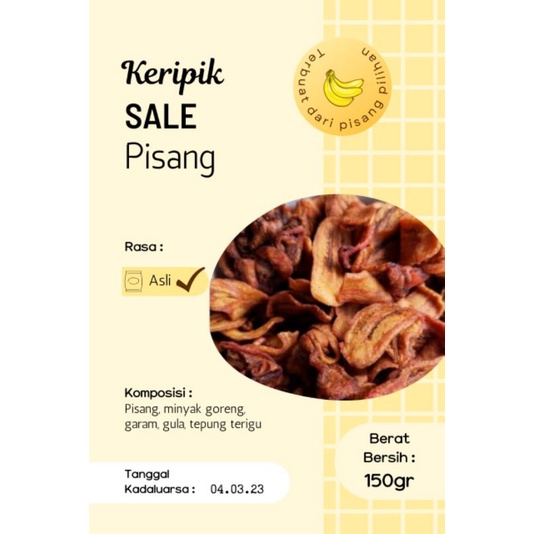 

Keripik Sale Pisang Crispy