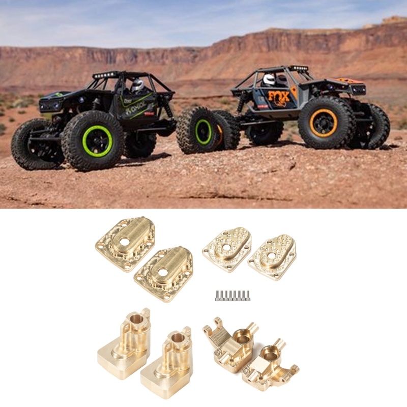 Btsg Brass Steering Knuckles Untuk 1per18-RC Brass Counterweight Set Steering Knuckles Carriers Penutup Diferensial