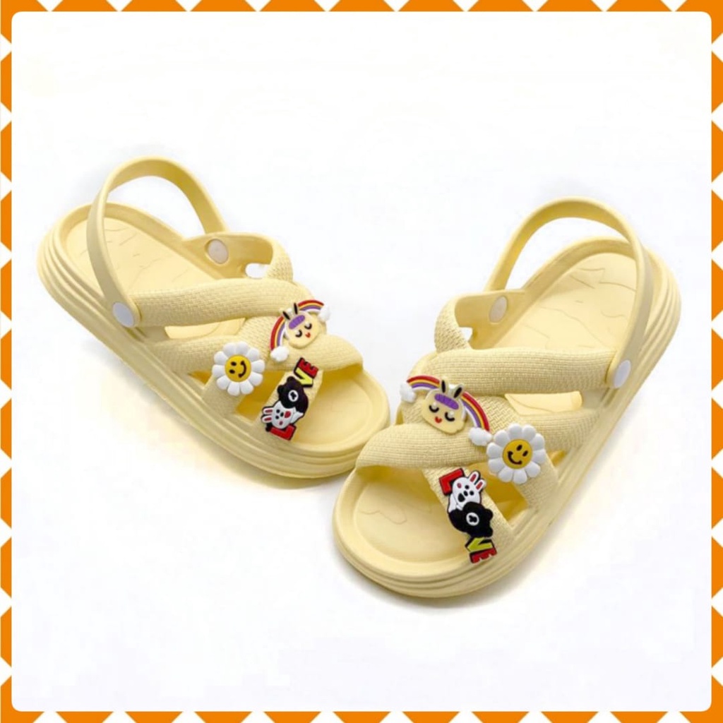 Sandal Selop Wanita Untuk Anak Dan Dewasa Bahan Karet Korean Style Terbaru Uk.30-40