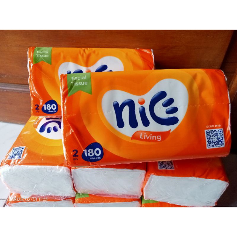 Tisu nice 180 sheet / Tisu Murah / Tisu Nice