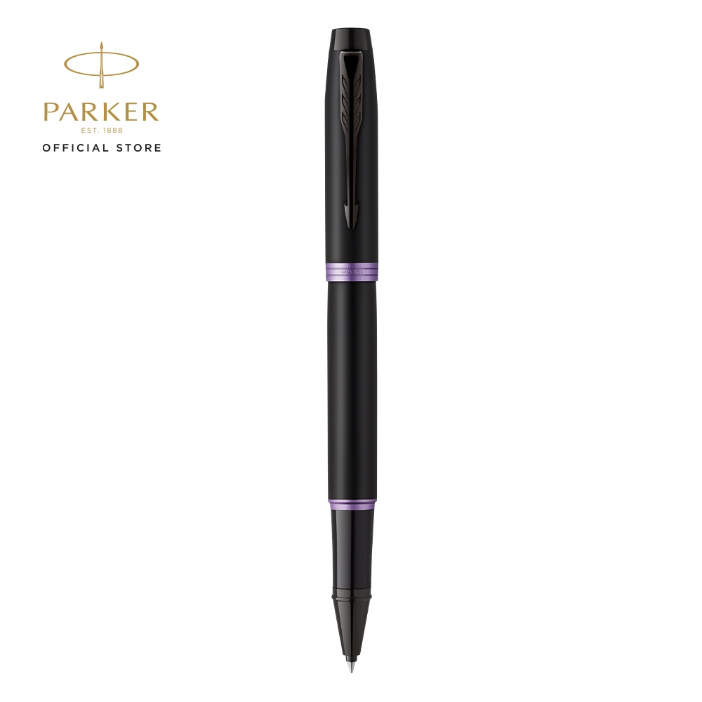

Parker IM Amethyst Purple Ring Black Trim Rollerball