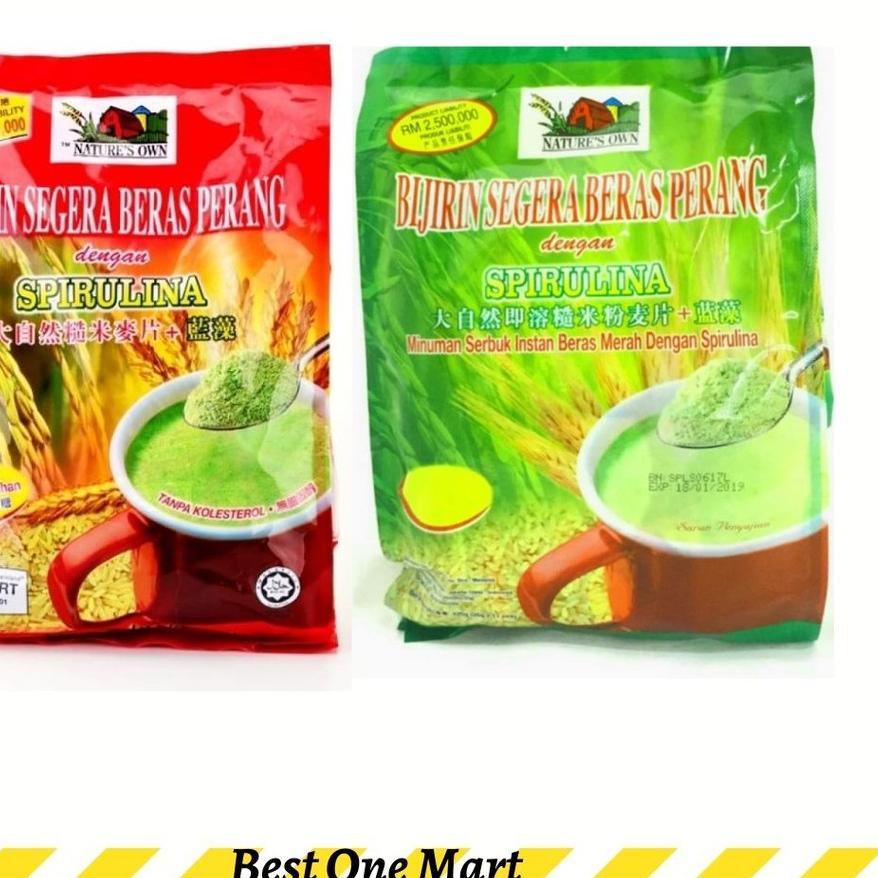 

◙ Nature Own Brown Rice Instant Cereal With Spirulina - Sereal Instan Nature's Own ☆