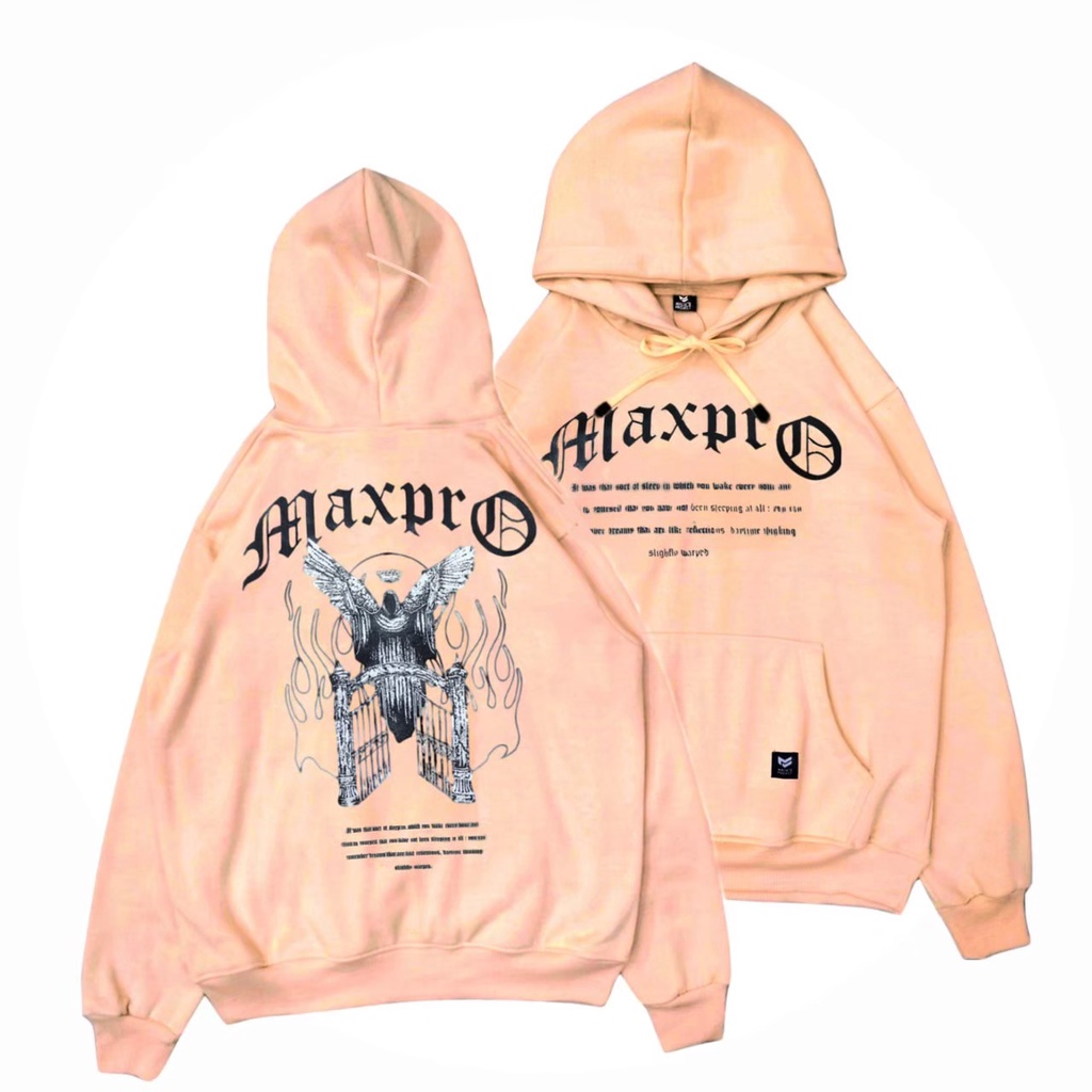 HOODIE MAXPRO DISTRO BANDUNG / HOODIE CREAM / HOODIE PRIA / HOODIE OVERSIZE WANITA M L XL XXL