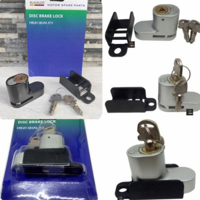 Gembok Kunci Disk Motor Wo Gembok Pengaman Cakram Motor Honda Yamaha S