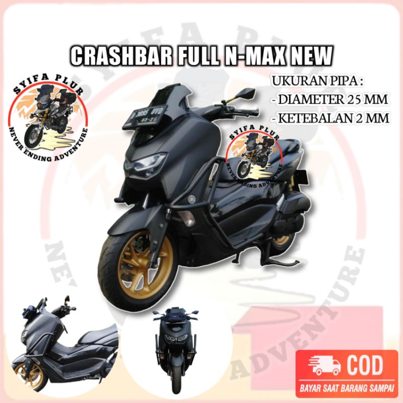 Crashbar tubular full body nmax new crasbar nmax new