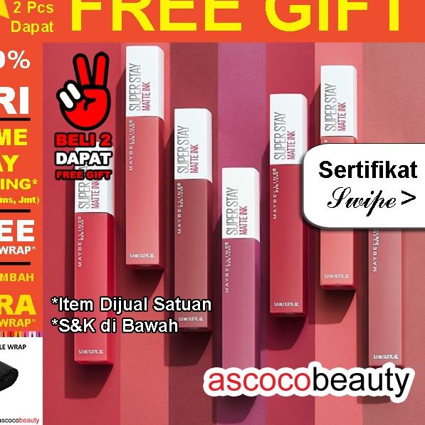 ☑ Maybelline Superstay Matte Ink [ ED 2024 - 2025 ] Lip Cream Transferproof | Spiced Red Blushed Bir