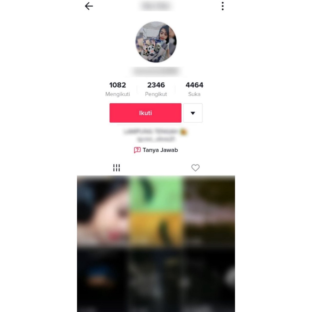 AKUN TIKTOK 2.300 Followers ( Blog Pribadi )