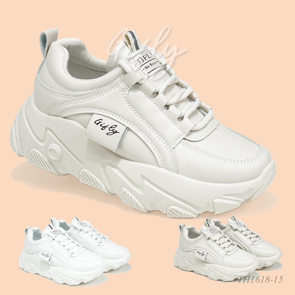 Terpercaya GIFLY Crown Sepatu Sneakers Wanita Korea Import TH1618-15